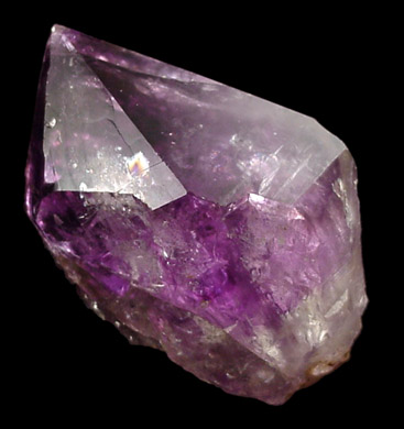 Quartz var. Amethyst from Iron Station, Lincoln County, North Carolina