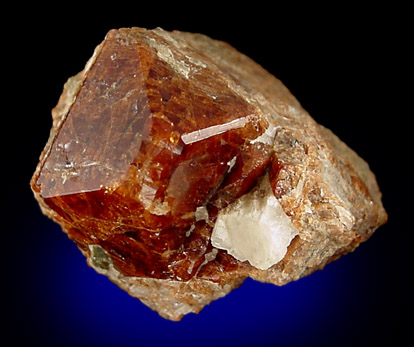 Grossular var. Essonite Garnet from Raymond, Cumberland County, Maine