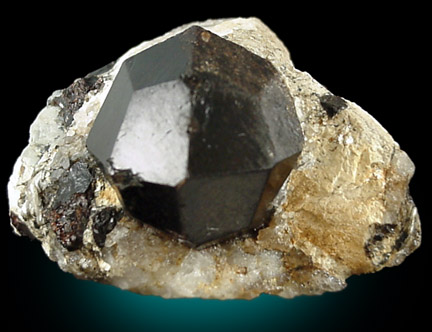 Almandine Garnet in Albite from Lincoln County, North Carolina