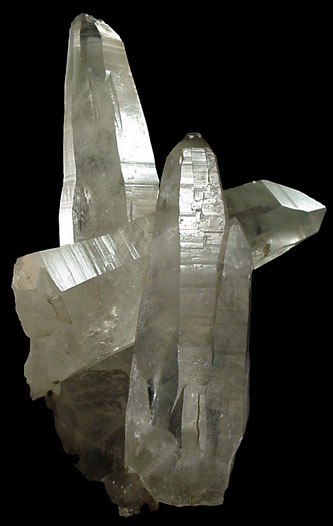 Quartz with Chlorite from Goeschener Alp, Kanton Uri, Switzerland