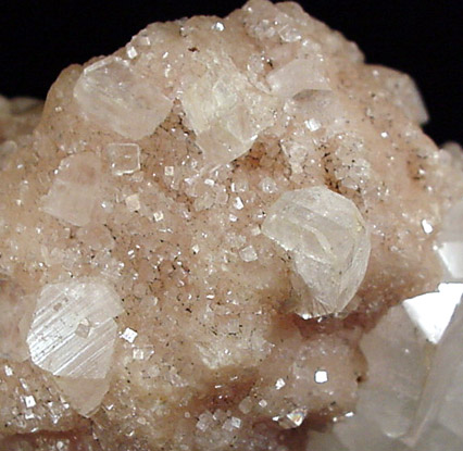 Apophyllite on Stilbite from Pune District, Maharashtra, India