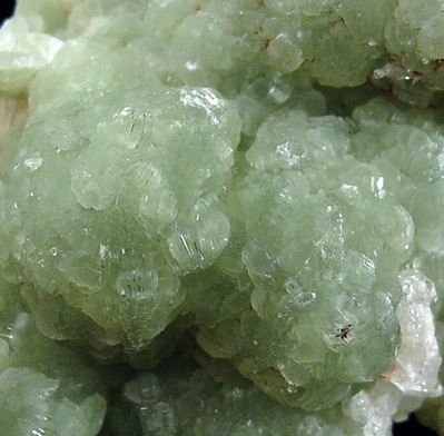 Prehnite from Lane's Quarry, Westfield, Hampden County, Massachusetts