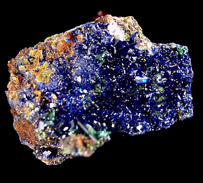 Azurite from Concepcin del Oro, Zacatecas, Mexico