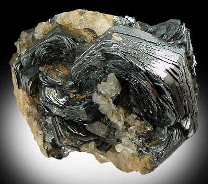 Hematite var. Iron Rose from St. Gotthard, Kanton Uri, Switzerland