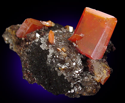 Wulfenite from Red Cloud Mine, Silver District, La Paz County, Arizona