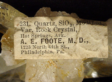 Quartz from Hot Spring County, Arkansas