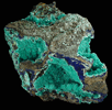 Aurichalcite with Azurite from Dry Canyon, Ophir District, Tooele County, Utah