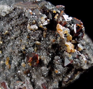 Descloizite and Vanadinite from Lake Valley District, Sierra County, New Mexico