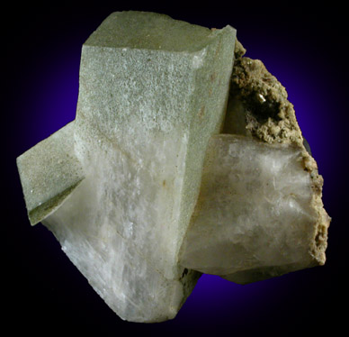 Orthoclase var. Adularia with Chlorite coating from Switzerland