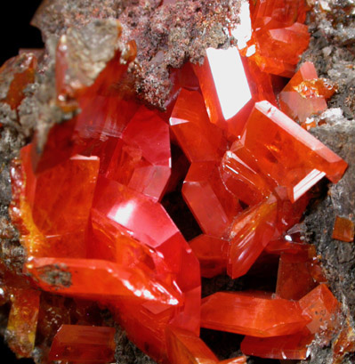 Wulfenite from Red Cloud Mine, Silver District, La Paz County, Arizona