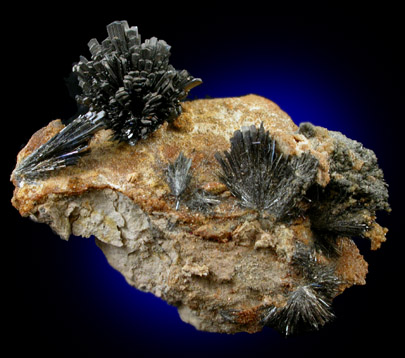 Stibnite from Baia Sprie (Felsbnya), Maramures, Romania