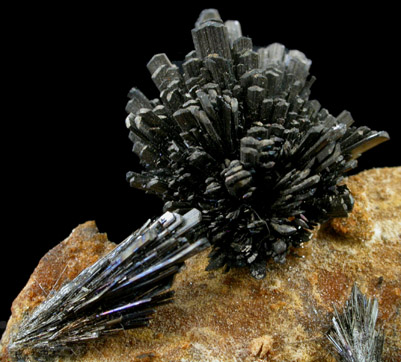 Stibnite from Baia Sprie (Felsbnya), Maramures, Romania