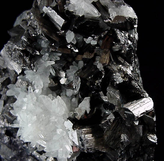 Enargite with Quartz from Butte Mining District, Summit Valley, Silver Bow County, Montana