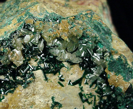 Antlerite and Marshite from Chuquicamata, Antofagasta, Chile