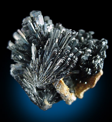 Stibnite from Baia Sprie (Felsbnya), Maramures, Romania