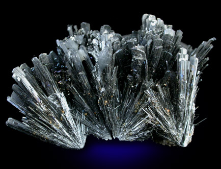 Stibnite from Baia Sprie (Felsbnya), Maramures, Romania