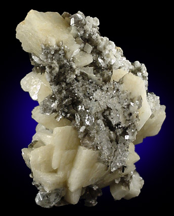 Orthoclase var. Adularia, Quartz, Muscovite from Fieschergletscher, Switzerland