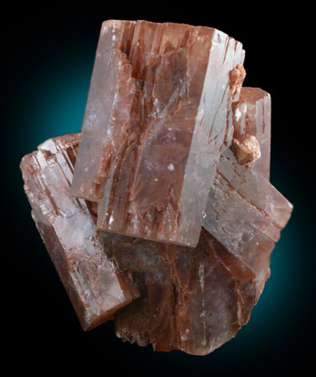 Aragonite (pseudohexagonal twinned crystals) from Molina de Aragn, Guadalajara, Castilla-Leon, Spain (Type Locality for Aragonite)