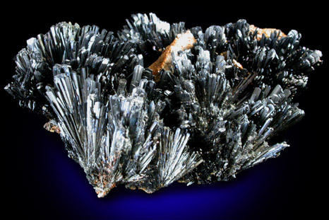 Stibnite from Baia Sprie (Felsbnya), Maramures, Romania