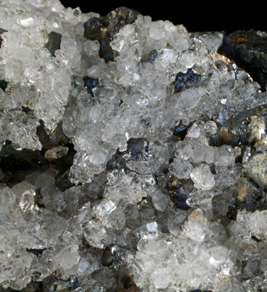 Quartz on Sphalerite from Eagle Picher Mine, Picher, Ottawa County, Oklahoma