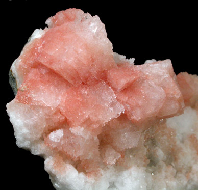 Gmelinite on Analcime from New Street Quarry, Paterson, Passaic County, New Jersey