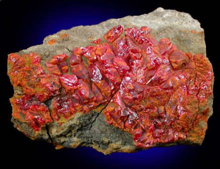 Realgar from Cavnic Mine (Kapnikbanya), Maramures, Romania