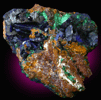 Azurite and Malachite from Bisbee, Warren District, Cochise County, Arizona