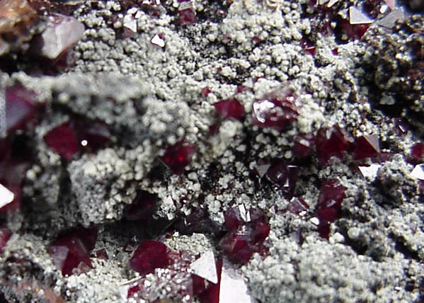 Cuprite from Copper Queen Mine, Bisbee, Warren District, Cochise County, Arizona