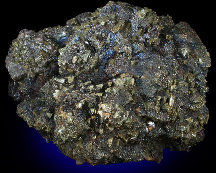 Chalcopyrite on Sphalerite from Ballard Mine, Baxter Springs, Cherokee County, Kansas