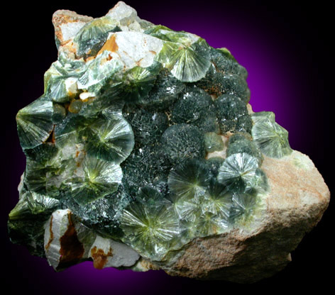 Wavellite from Dug Hill, near Avant, Garland County, Arkansas