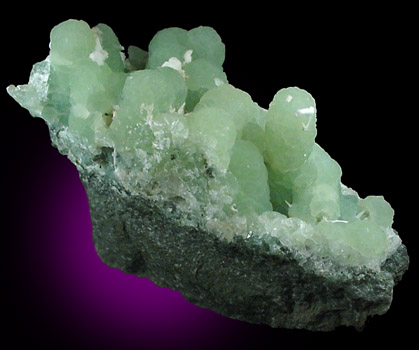 Prehnite epimorphs of Anhydrite from New Street Quarry, Paterson, Passaic County, New Jersey