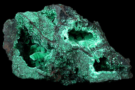 Malachite from Bisbee, Warren District, Cochise County, Arizona