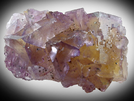 Fluorite with Chalcopyrite inclusions from Cave-In-Rock District, Hardin County, Illinois