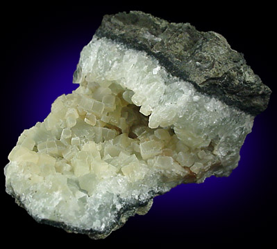 Prehnite (rare crystals!) from Prospect Park Quarry, Prospect Park, Passaic County, New Jersey