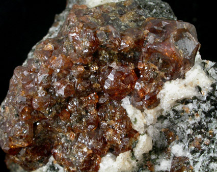 Vesuvianite from Val d'Ala, Piemonte, Italy