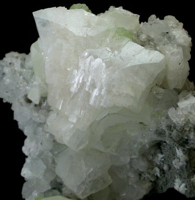 Heulandite-Ca, Datolite, Prehnite from Upper New Street Quarry, Paterson, Passaic County, New Jersey