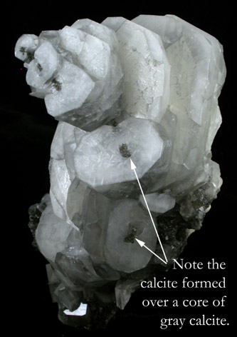 Calcite (Poker Chip or Coin crystal formation) from San Sebastian Mine, Charcas, San Luis Potosi, Mexico