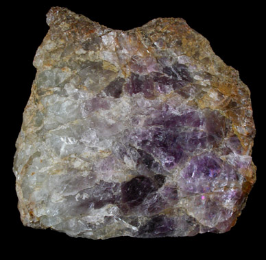 Fluorite (fluorescent) from Burney Mine, Chinati Mountains, Presidio County, Texas