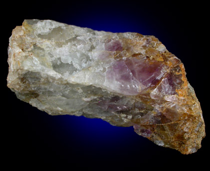 Fluorite (fluoresces red under UV) from Burney Mine, Chinati Mountains, Presidio County, Texas