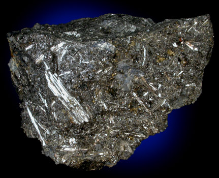 Bismuthinite from Llallagua, Bustillos Province, Potosi Department, Bolivia