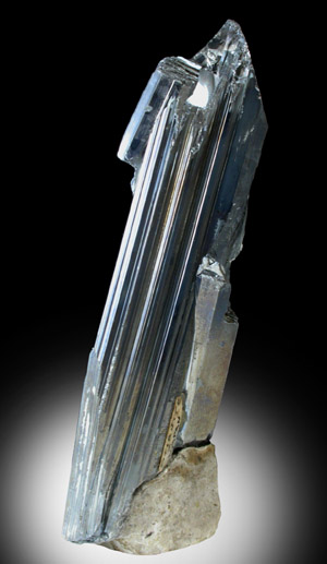 Stibnite from Ichinokawa Mine, Shikoku Island, Ehime Prefecture, Japan