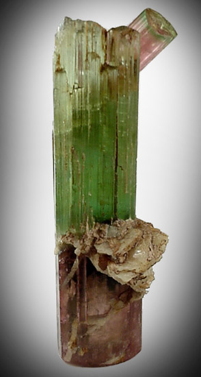 Elbaite Tourmaline from Himalaya Mine, San Diego County, California