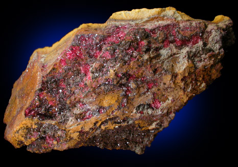 Cuprite var. Chalcotrichite from Bisbee, Warren District, Cochise County, Arizona