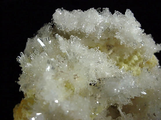 Celestine on Sulfur from Sicily, Italy