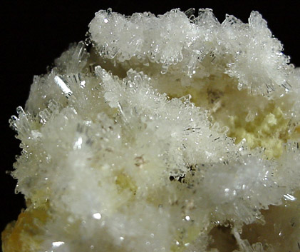 Celestine on Sulfur from Sicily, Italy