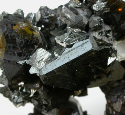 Tetrahedrite on Sphalerite from Cavnic Mine (Kapnikbanya), Maramures, Romania