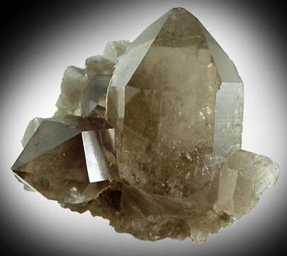 Quartz var. Smoky from Massif des Courtes-Coldes Cristaux, Chamonix, Haute-Savoie, France