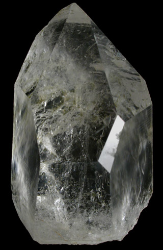 Quartz (with x and s-faces) from Mount Ida, Ouachita Mountains, Montgomery County, Arkansas