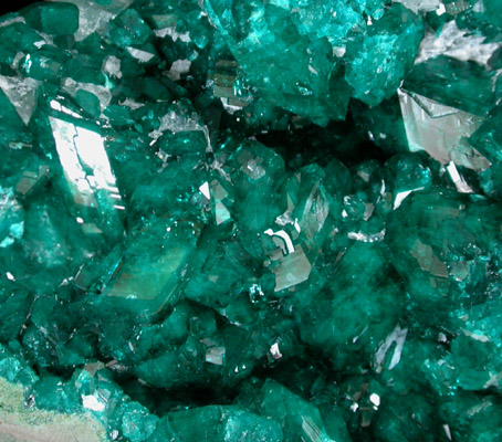 Dioptase from Guchab Mine, 40 km south of Tsumeb, Otavi Valley, Namibia