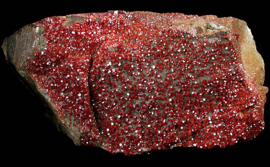 Vanadinite from Apache Mine (Vanadium Shaft), 8 km north of Globe, Gila County, Arizona